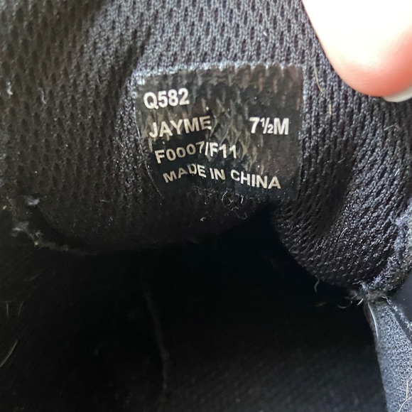 Coach Monogram Black and Silver Sneakers - Picture 3 of 7